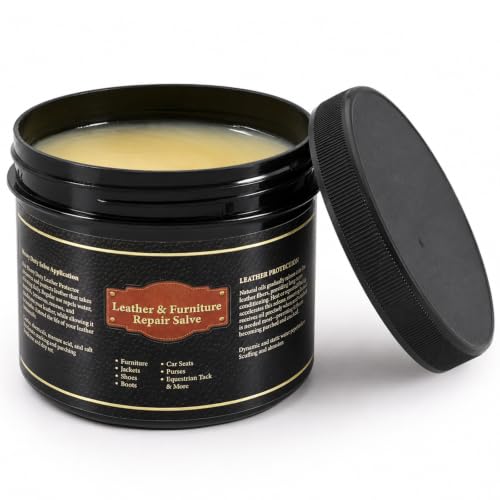 Leather Conditioner and Cleaner Balm for Couches, Car Seats, Boots and Bags