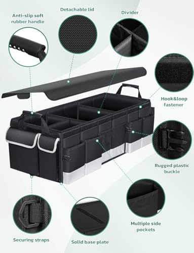 Trunk Organizer 95L with 20L Removable Cooler Bag for SUV - view 3