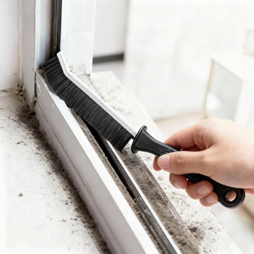 Crevice Cleaning Brush Set, Hard Bristle Grout Brush, 10-Pack - view 5