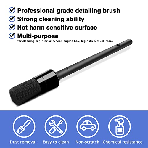 9pcs Auto Car Detailing Brush Set Car Interior Cleaning Kit - view 5