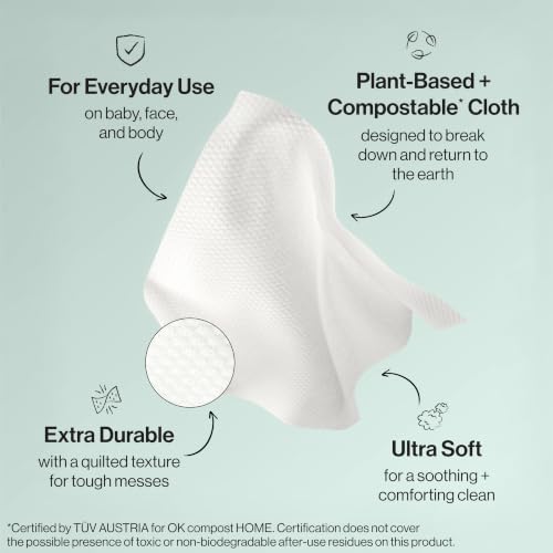 Multi-Use Baby Wipes, Rose Blossom, 576 Count - view 6