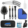 10-Piece Car Interior Cleaning Kit Boar Hair Vent Detailing Set