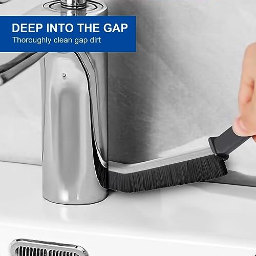 Crevice Cleaning Brush Hand-held Crevice Cleaning Tool, Gap Cleaning Brush, Crevice Cleaning Tool, Small Crevice Cleaning Brush for Kitchen Bathroom Tiles Window Track Cleaning Brush (2 Pack) - view 5