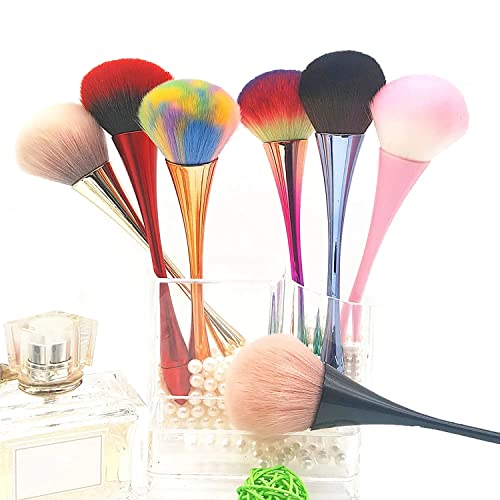 2 Pcs Nail Brushes for Cleaning Dust, Dip Powder Brush Duster Nail Art Brushs Manicure Brush Clean Up Tools for Makeup, Blush Nails Supplies - view 5