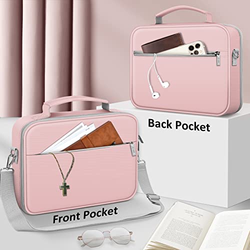 Bible Cover with Shoulder Strap, Church Book Carrying Bible Case Bag - view 2