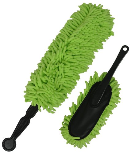 Knobby Microfiber Car Duster Set – Brush for Interior and Exterior Cleaning (Set of 2)