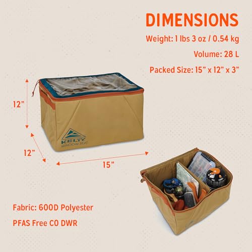 Window Seat Camping Organizer – Car Storage + Clear Lid Gear Bin - view 3