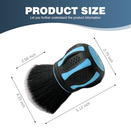 Car Detailing Brush, Multifunctional Soft Cleaning Brush for A/C Vents and Seat Gaps, Non-Slip Handle Ball-Shaped Multi-Function Cleaning Tool with Storage Rack, for Most Cars (Blue) - view 2