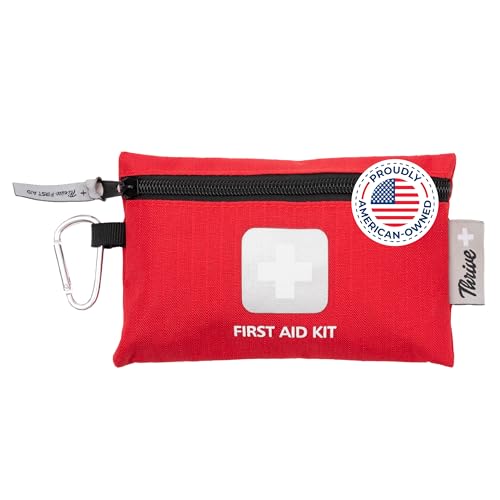 Mini First Aid Kit, Waterproof Rip-Stop, 66-Piece Set