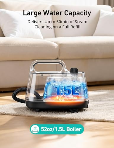 High Pressure Steam Cleaner, 58PSI Heavy Duty 293°F Multipurpose Steam Mop - view 3