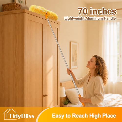 6 ft Long Dusters for Cleaning Compatible with Swiffer - view 3