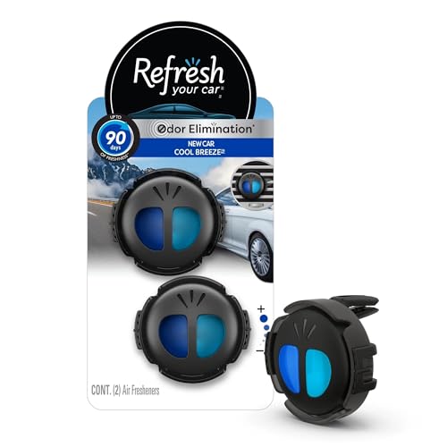 ! 09875 Dual Scent Mini Diffusers, New Car/Cool Breeze Scent