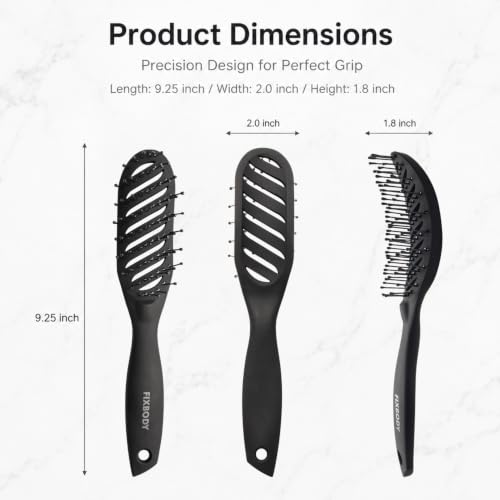 Curved Vent Detangling Hair Brush for Blow Drying,Styling,Solon&Smoothing - view 2