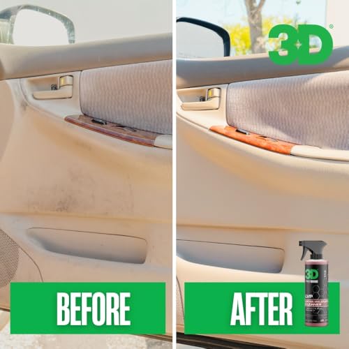 LVP Interior Cleaner - Removes Dirt, Grime, Grease, Oil & Stains from Leather, Vinyl & Plastic - Great for Seats, Steering Wheels, Door Panels, Dashboards - Car, Office, Home Use 16oz. - view 4