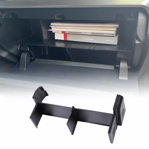 Glove Box Dividers Organizer Compatible with Toyota Tacoma 2024 2025, Center Console Organizer Insert Box ABS Secondary Storage Tacoma 2024 Compartment Tray Accessorie