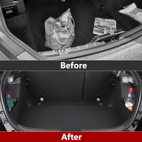 2PCS Rear Trunk Organizer Side Divider Board Compatible with Honda Civic 10th Gen 2016 2017 2018 2019 2020 2021 Accessories - ONLY for Sedan - view 3