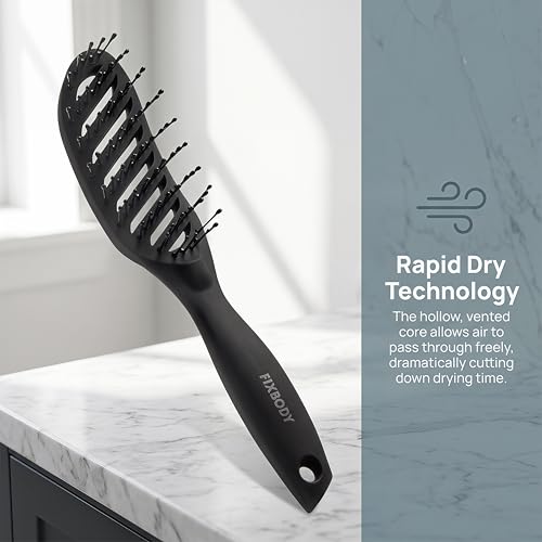 Curved Vent Detangling Hair Brush for Blow Drying,Styling,Solon&Smoothing - view 5