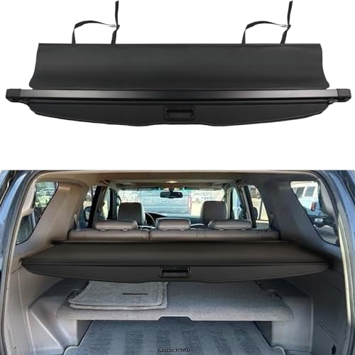 Cargo Cover for Toyota 4Runner Accessories 2003-2007 2008 2009 Rear Black Trunk Shade Luggage Security Cover