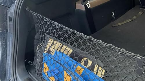 Trunk Organizer Cargo Net for Toyota Grand Highlander 2024–2026 – Envelope Style Cargo Net for SUV–Premium Mesh Car Trunk Organizer Vehicle Carrier Storage–Compatible with Grand Highlander - view 3