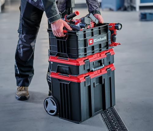 Original E-Case Toolbox - Max 90 kg, Stackable, Latchable Tool Crate - Can Be Combined with All E-Case System Products for The Storage and Transport of Tools and Accessories - view 7