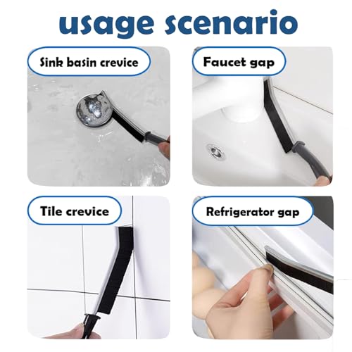 Crevice Cleaning Brush Set, Multi-Purpose Hard Bristle Brushes - view 5