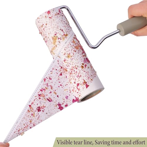 Large Lint Rollers for Pet Hair Extra Sticky，6.3'' Wide Remover - view 4