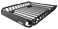Steel Roof Rack Cargo Basket, 46" x 36" x 4.5" Roof Top Carrier, Universal Fit for Cars, SUVs, Vans, and RVs, 150 lb Capacity, Weather-Resistant Easy-Install Cargo Storage (70115)
