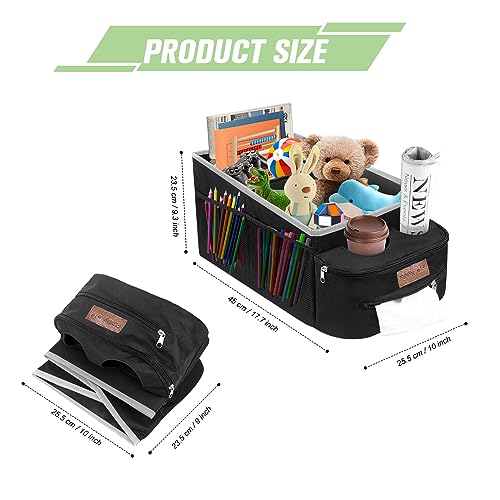 Car Seat Organizer with 4 Cup Holders(White) - view 2