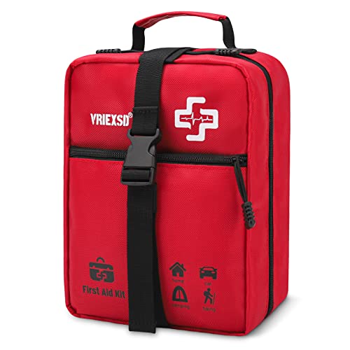 400 Piece Large First Aid Kit for Home, Car, Travel, Camping,Sports