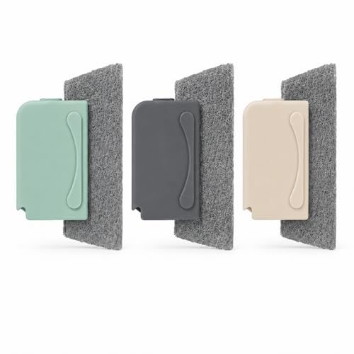 Magic Window Track Cleaner, Handheld Deep Cleaning Brush Set for Window Slides, Tile Grout, Shutter Slats, Car AC Vents & Narrow Gaps (3PC Multi-Tool Kit)