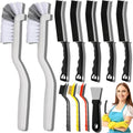 11PCS Crevice Cleaning Brush Set - Hard Bristle Crevice Cleaning Brush Tool, Multifunctional Gap Scrub Brush for Home, Bathroom, Kitchen, Window Track, Bathtub, Vehicle, Faucets, Bowl, Teapot, Cup Use