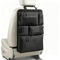 One-Piece Universal Car Seat Back Organizer with Tissue & Water Bottle Bag