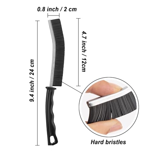 Cleaning Brush Kit, Flexible Drain Cleaning Brush, Drain Hair Removal Tool, Cleaner Brush for Bathroom, Toilet Rim, Sewer Drain, Tile Grout, Sink, Crevice, Pipe - view 7