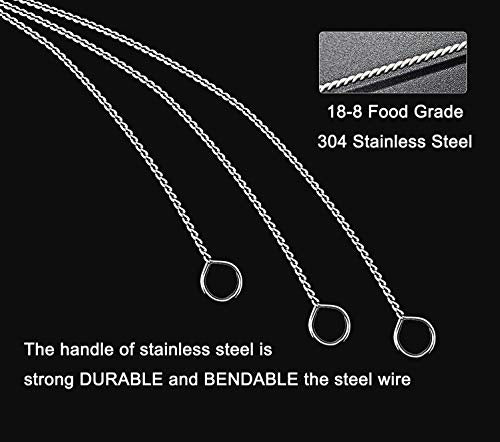 Straw Cleaner Brush for Stanley Extra Long 12 inch, Extra Wide 12mm diam for 40/30/20 oz Stanley Mug, Nylon Bristles and Stainless Steel Handle Straw Brush for 40 oz Stanley(10 PCS) - view 5