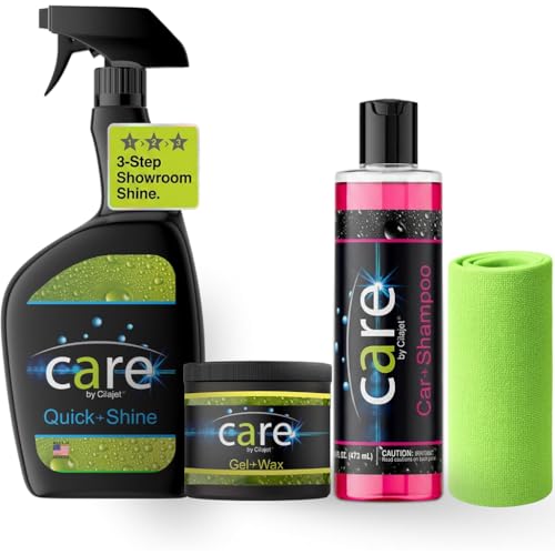 Care Car Wash Care Kit, Essential Car Cleaning Kit, 5-Piece Set
