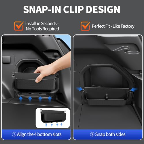 Trunk Organizer Side Panel with Divider for Toyota RAV4 2020-2026 - view 3