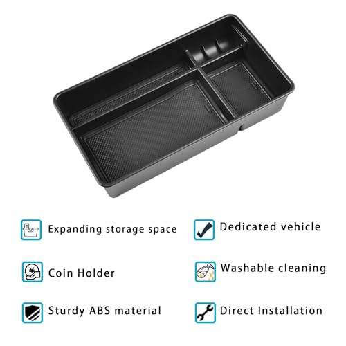 Center Console Organizer for 2019-2026 Nissan Altima Armrest Storage Box - view 5