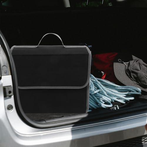 Car Trunk Storage Box Felt Folding Organizer with Lid for Suv Vehicles - view 4