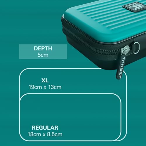 Takoma XL Darts Wallet Case, Aqua – Holds 6 Darts, Protective EVA Holder with Double Zip Lock Pouches – Professional Dart Accessories - view 7