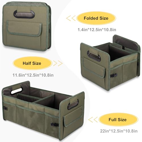 Car Trunk Organizer, Collapsible Car Organizers and Storage Green - view 5