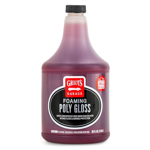 Foaming Poly Gloss for Car Cleaning and Detailing, Spray Wash & Wax, Compatible with The BOSS Foam Cannon Auto-Mix System, 35oz