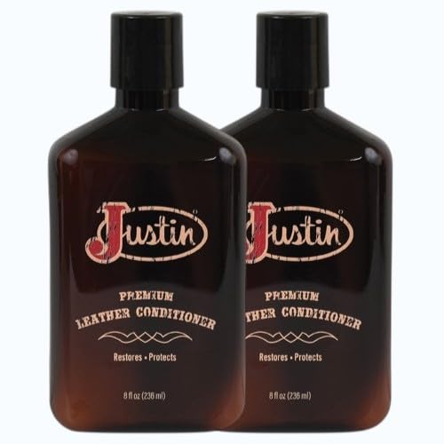 Leather Conditioner 8 Oz Bottle-2/Pk Bundle, Silicon-Free Conditioner, Safe for All Smooth & Finished Leathers and Tack Care