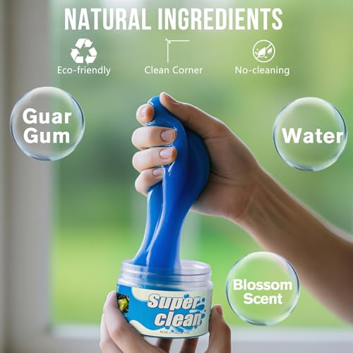 Car Cleaning Gel Car Clean Detailing Putty, Universal Car Interior Cleaner Slime, Car Putty Auto Detailing Tools Accessories, Dust Remover Perfect Cleaning Kit Supplies, Gifts for Men Women-5.6oz - view 2