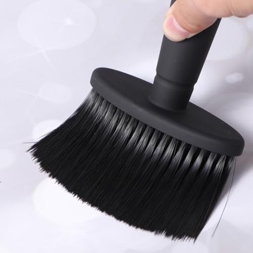2pcs Neck Duster Brush for Hair Removal, Barber Use, Black - view 3