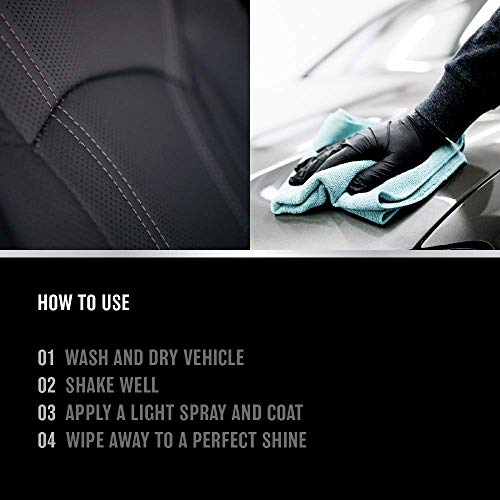 Leather Seat Cleaner and Conditioner Bundle - Spray and Liquid for Car Seats, Shoe, Furniture, Couch, Purses, or Jacket - Car Detailing Products, Cleaning Supplies Auto Care Accessories - view 3