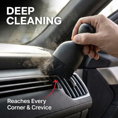 10-Piece Car Interior Cleaning Kit Boar Hair Vent Detailing Set - view 5