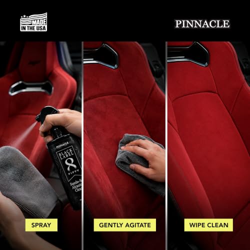 Pinnacle Black Label Suede-Soft Alcantara Cleaner, Suede Cleaner, 8 fl oz - view 6