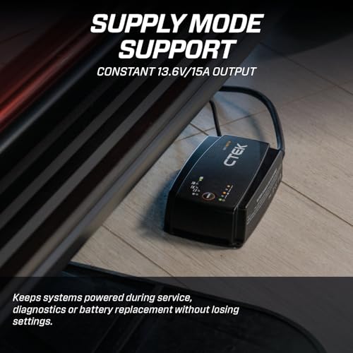 NXT 15 Smart Battery Charger 12V 15A Lithium Compatible Reconditioning and Supply Mode Temperature Compensation Battery Maintenance Device for Motor Vehicles, Boats and Motorhomes - view 4