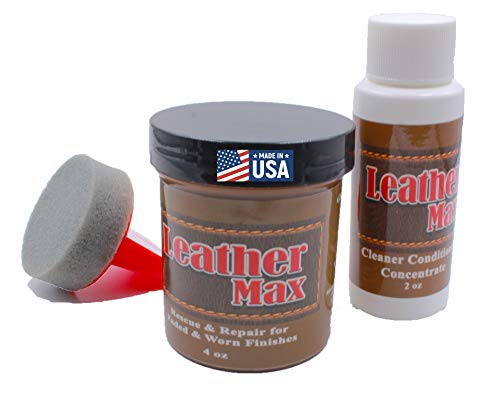 Leather Repair Kit/Leather Color Kit/Cleaner/Color Restorer/Sponge Applicator (Leather Repair) (Vinyl Repair) (Leather Dye) (Grey)