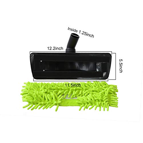 6PCS 1 1/4" 32-35mm Universal Hard Floor Washable Sweeper Microfiber Chenille Dust Mop Brush Kit Head Fit All Vacuum Brands Cleaner Accessories Horsehair Brush Kit for Most Brands - view 3